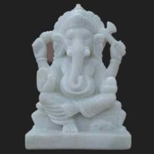 Marble Ganesh Statue, Ganesh Idol Hindu god Ganesh Festival, Ganpati Puja
