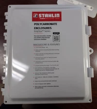 STAHLIN PC1210 POLYSTAR POLYCARBONATE ENCLOSURE 12" x 10" x 6" NEW IN BOX