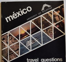 LIVRET DU MINISTÈRE MEXIQUE DU TOURISME - VINTAGE