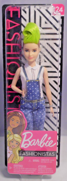 Barbie Fashionistas 2018/2019 Fashionista # 124 Green Mohawk, Petite FXL57 NEU-image