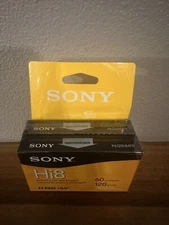 Sony Hi8 60 min Digital8 120 Hi8 HMP Video Cassette Tape 2 Pack New Sealed