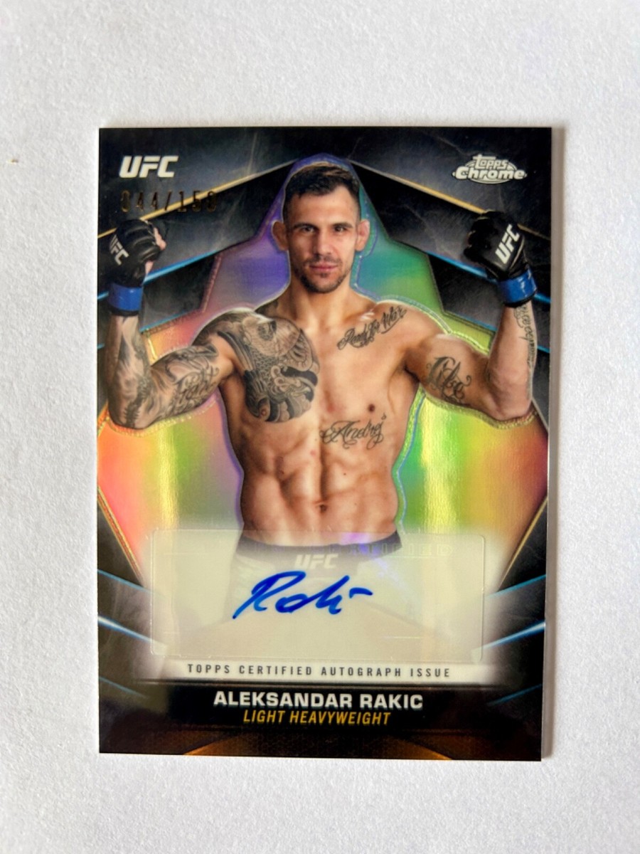 UFC　Optic　ラウル・ロサス　サインカード Tom Aspinall 2022 Panini Donruss Optic UFC Holo Silver Prizm