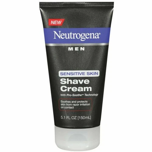 Neutrogena Men Sensitive Skin Shave Cream Protects From Razor Irritation 5.1 oz