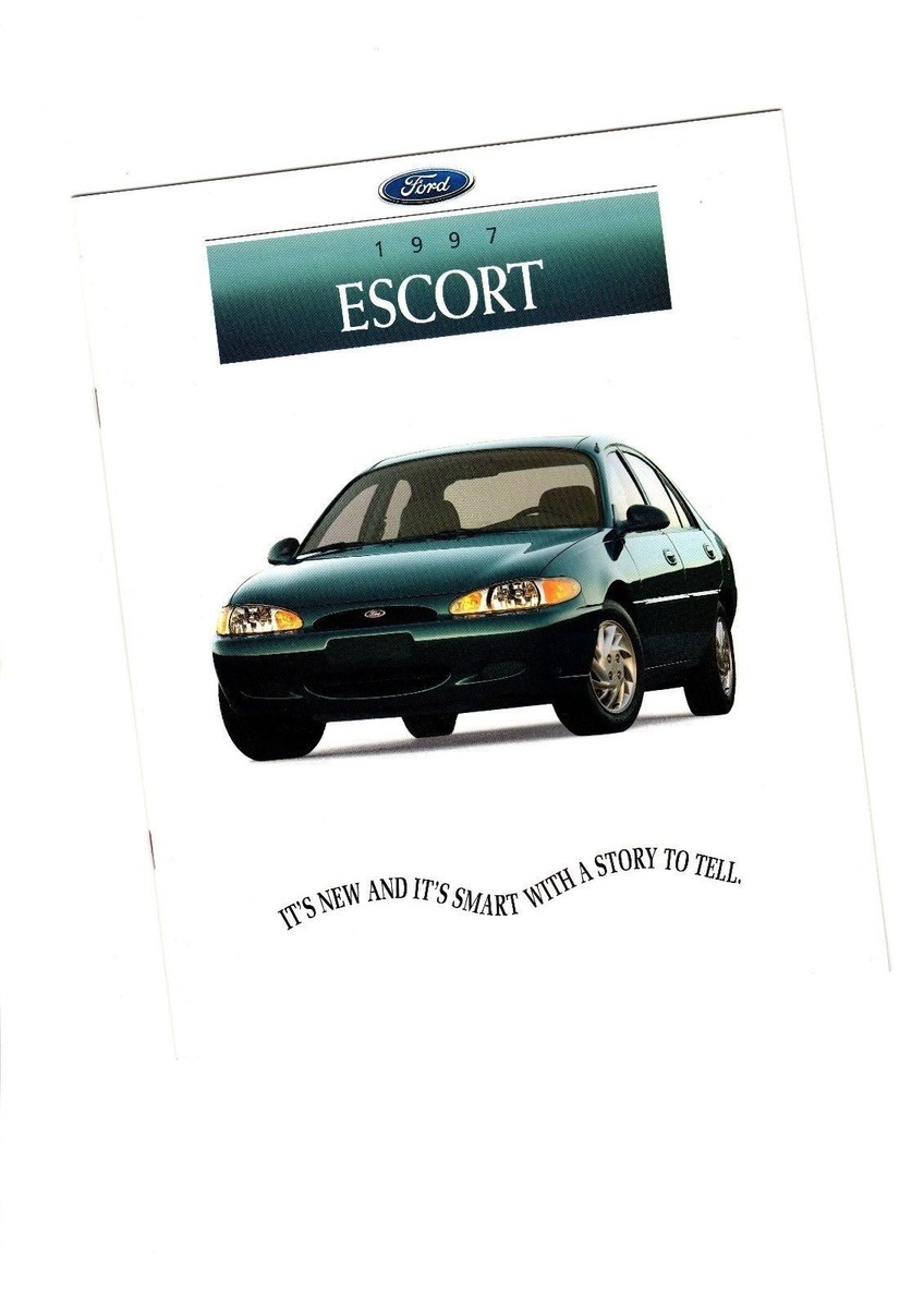 1997 Ford ESCORT Brochure / Catalog with Color Chart: LX, Station