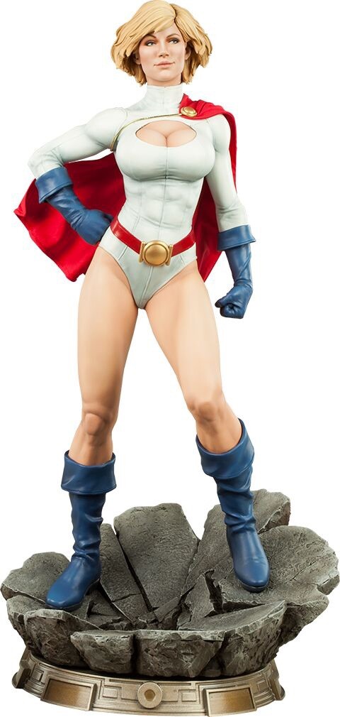 希少 SIDESHOW プレミアムフィギュア 1/4 パワーガール DC Sideshow EXCLUSIVE Premium Format Power Girl 1/4 Scale