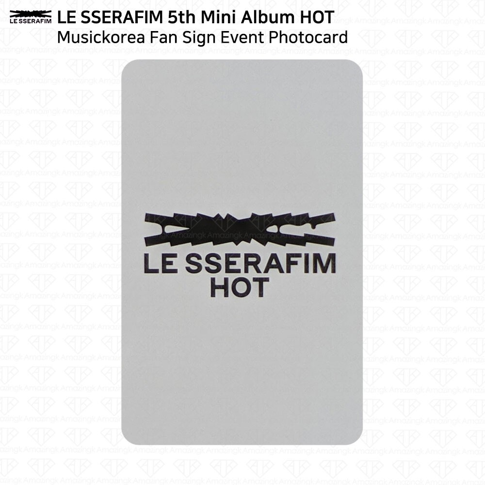 Le Sserafim 5th Mini Album HOT Musickorea Fan Sign Event