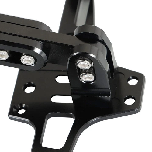 Motorcycle Fender Eliminator Kit License Plate Holder Bracket W/ LEDs Tail Light - Picture 6 of 9