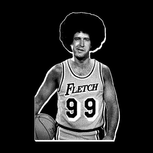 FLETCH 99 BASKETBALL PRO Screenprint chevy bball chase BLACK GILDAN HOODIE - Picture 2 of 2