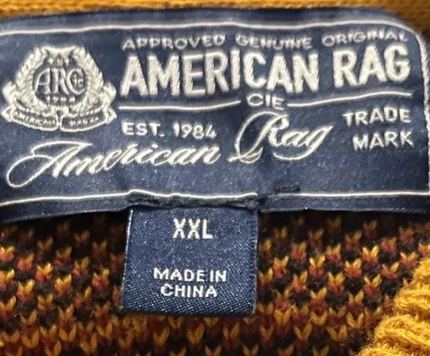 Мужской золотой рабочий свитер с капюшоном свободного кроя одеяло сезонный зимний наряд для улицы - Изображение 3 из 4