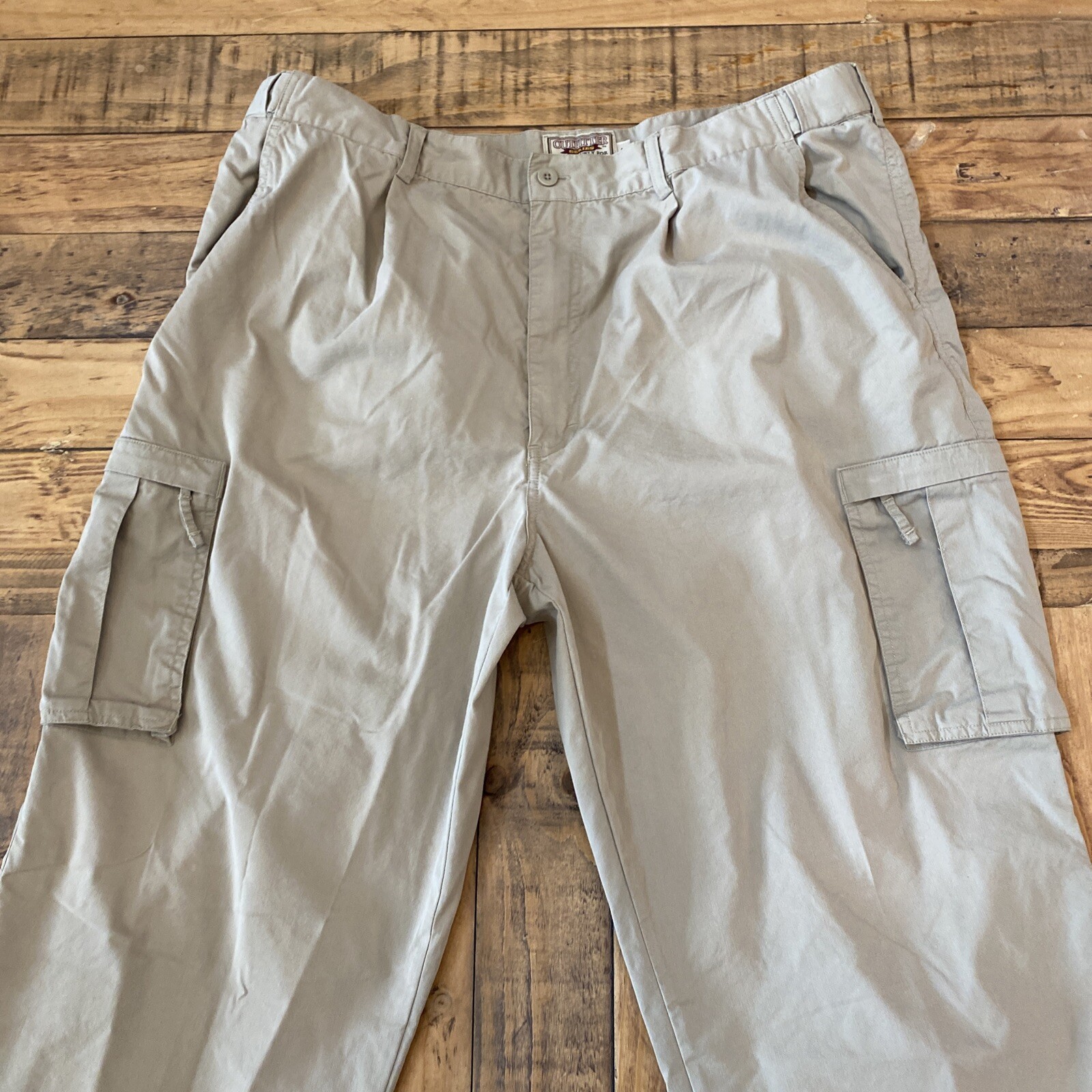 Cabelas Outfitters Series Mens Cargo Pants Beige Mens… Gem