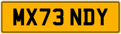 MANDY MAND AMANDA AMANDAS MDY PRIVATE REGISTRATION NEW CAR NUMBER PLATE MX73 NDY