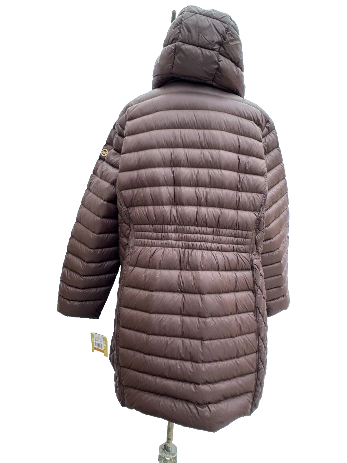 MICHAEL KORS Piumino Trapuntato Piumino Giacca Cappuccio Rimovibile Imballabile Più 3X Nuovo con etichette