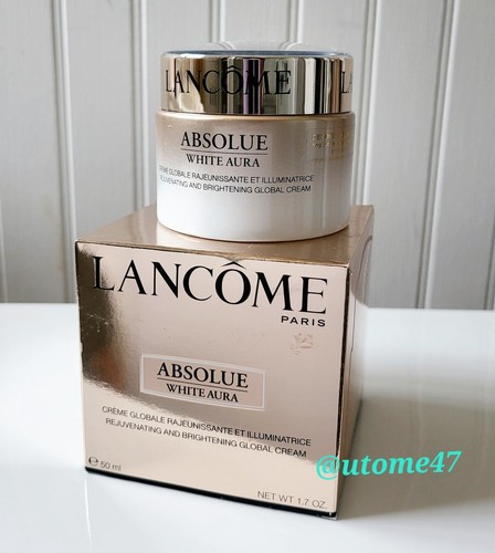 Lancome ABSOLUE WHITE AURA Rejuvenating Brightening Cream 1.7 Oz *read