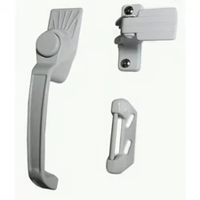Aluminum White Screen Door Handle Set Latches