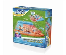 H2OGO! Triple Water Slide with Tsunami Splash Ramp 16'