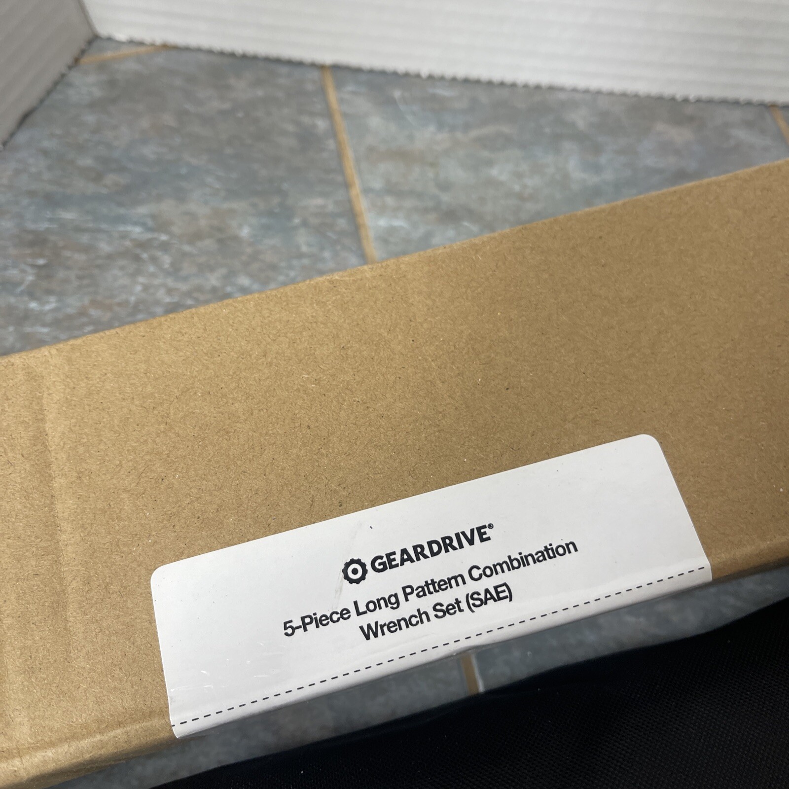 Geardrive 5-Piece Long Pattern Combination Wrench Set