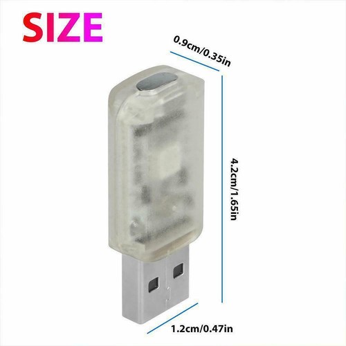 2025 LED USB Car Interior Light Neon Atmosphere Ambient I3A7 Accessories K1W5 - Photo 9/12