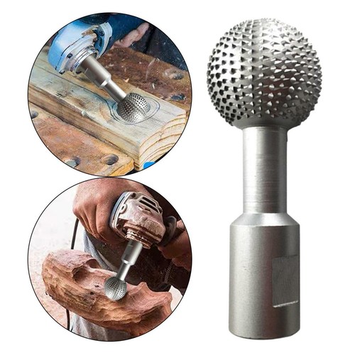 Sphere Rotary Burr Wood Carving Grinder Woodworking Attachment for