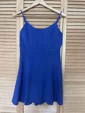 American Eagle Women's Short Summer Sleeveless Dress. Blue Color.M Medium Size.