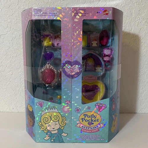 Mattel Polly Pocket Royal Ball Jewelry Set Keepsake Collection *Sealed*