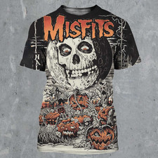 Misfits Happy Halloween Gift For Fan S-2345XL 3D Polyester T-shirt  C70.392