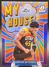 2021-22 Donruss Optic Donovan Mitchell My House Purple Prizm