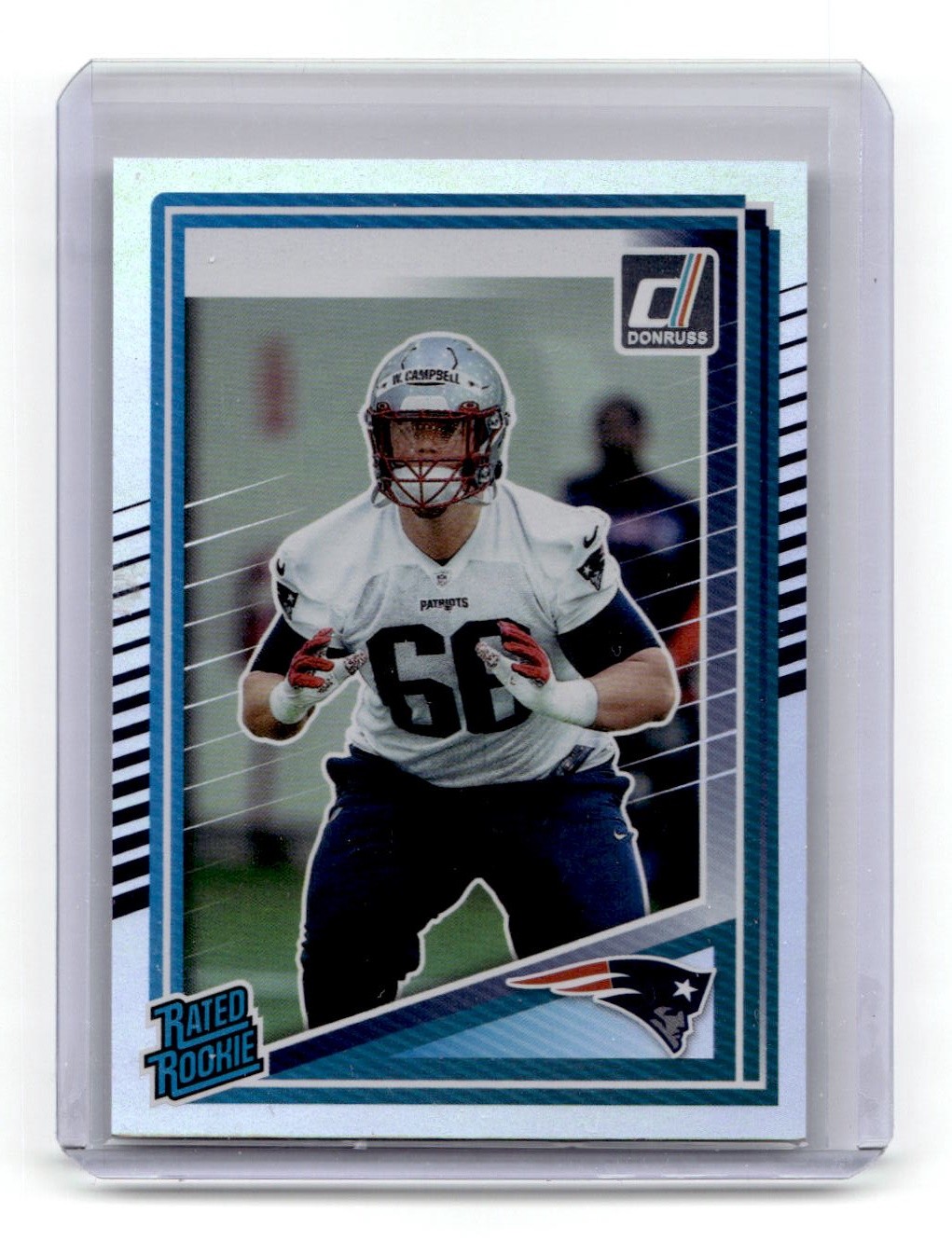 2025 Donruss #345 Will Campbell Optic Rated Rookies Preview Holo
