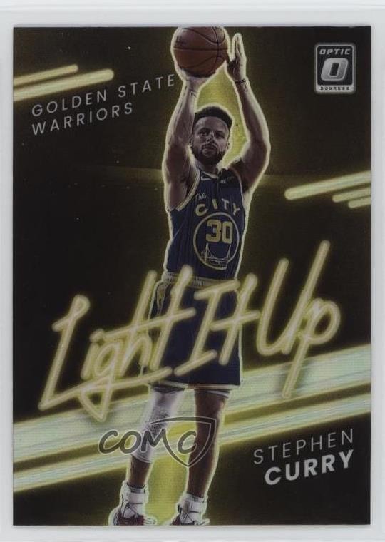 2021-22 Panini Donruss Optic Light It Up Holo Prizm Stephen Curry #2 00zd