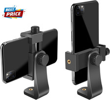 Premium Smartphone Holder/Vertical and Horizontal Tripod Mount Adapter Rotatable