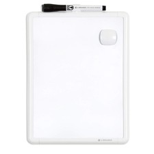 8.5x11 Magnetic Dry Erase Board Modern Framed Whiteboard for Office Home School