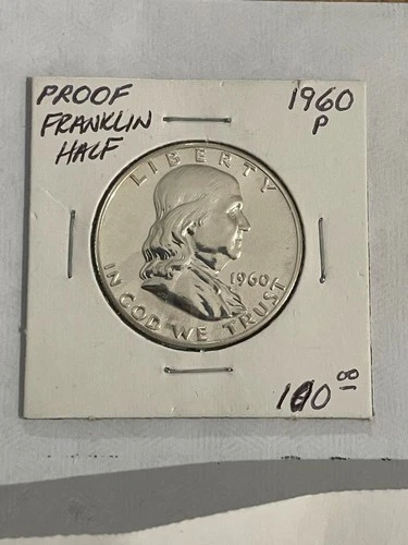 1960 (P) Franklin Half Dollar Gem Proof 90% Silver