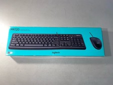 Brand New Logitech MK120 Wired USB 2.0 Desktop Mouse Keyboard Combo 920-002565