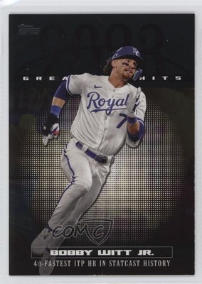 2024 Topps Series 1 2023 Greatest Hits Black /299 Bobby Witt Jr #23GH-20 0z9m