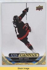 2024-25 Upper Deck Series 1 UD Canvas Ridly Greig #C-86 READ x9t