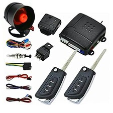 Car Alarm System Keyless Entry Central Door Lock Shock Sensor Universal