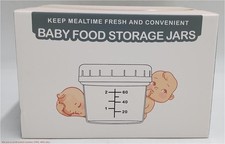 Glass Baby Food Storage Containers 12 Pack 4oz Baby Food Jars Reusable with Lids