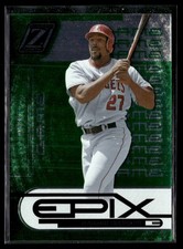 2005 Donruss Zenith Epix Green Game Vladimir Guerrero 061/100 Angels #E-1