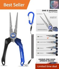 Lockable Handy Fishing Pliers with Innovative Ergonomical Handle, Corrosion S...