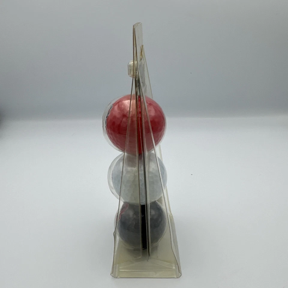 Boston Red Sox MLB Golf Balls Red/White/Blue Team Golf Brand 3 Pack New Sealed - Image 4 of 4