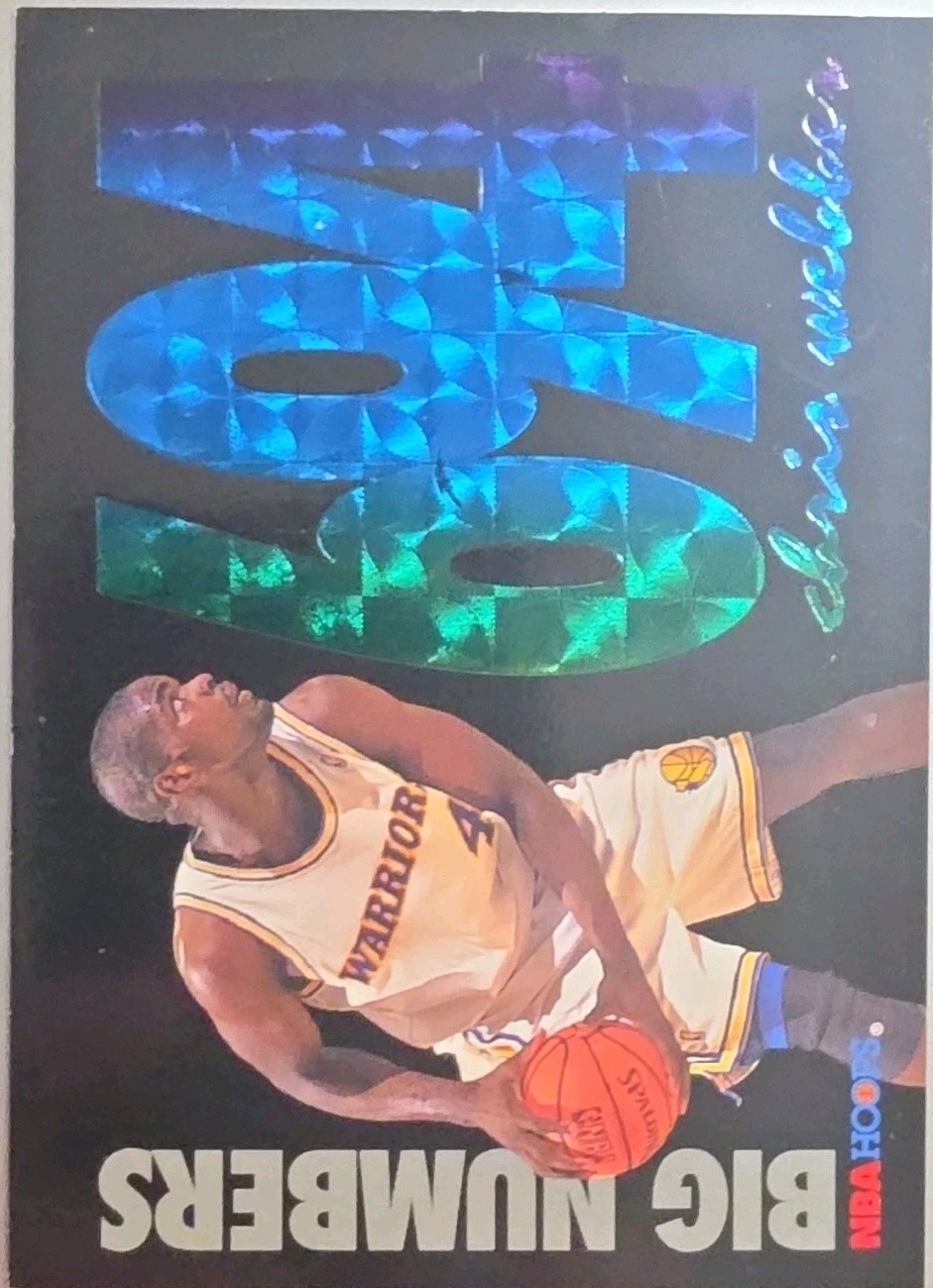 1994-95 NBA Hoops - Big Numbers Chris Webber #BN7 Rainbow