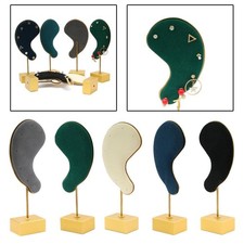 Jewelry Display Ear-Shaped Leaf Metal Stand Earring Holder Organizer Earring rac