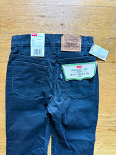 80s Levis kids 519 corduroy white tan pants new old stock size 10