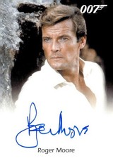Rittenhouse James Bond 2014 Archives Roger Moore Autograph - Damaged