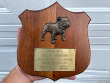 Vintage MACK TRUCKS Bulldog Loyal Service Awa...