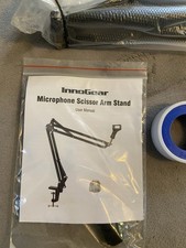 Innogear Microphone Scissor Arm Stand MU01 Black New Open Box