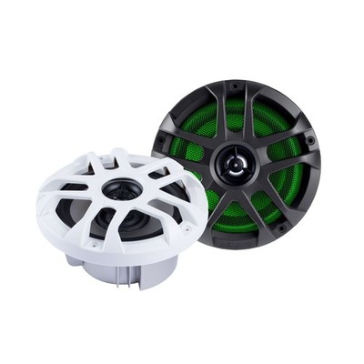 Memphis Audio MXA60L MXA 6.5'' Marine Grade Coaxial Speakers w/RGB LED - Pair