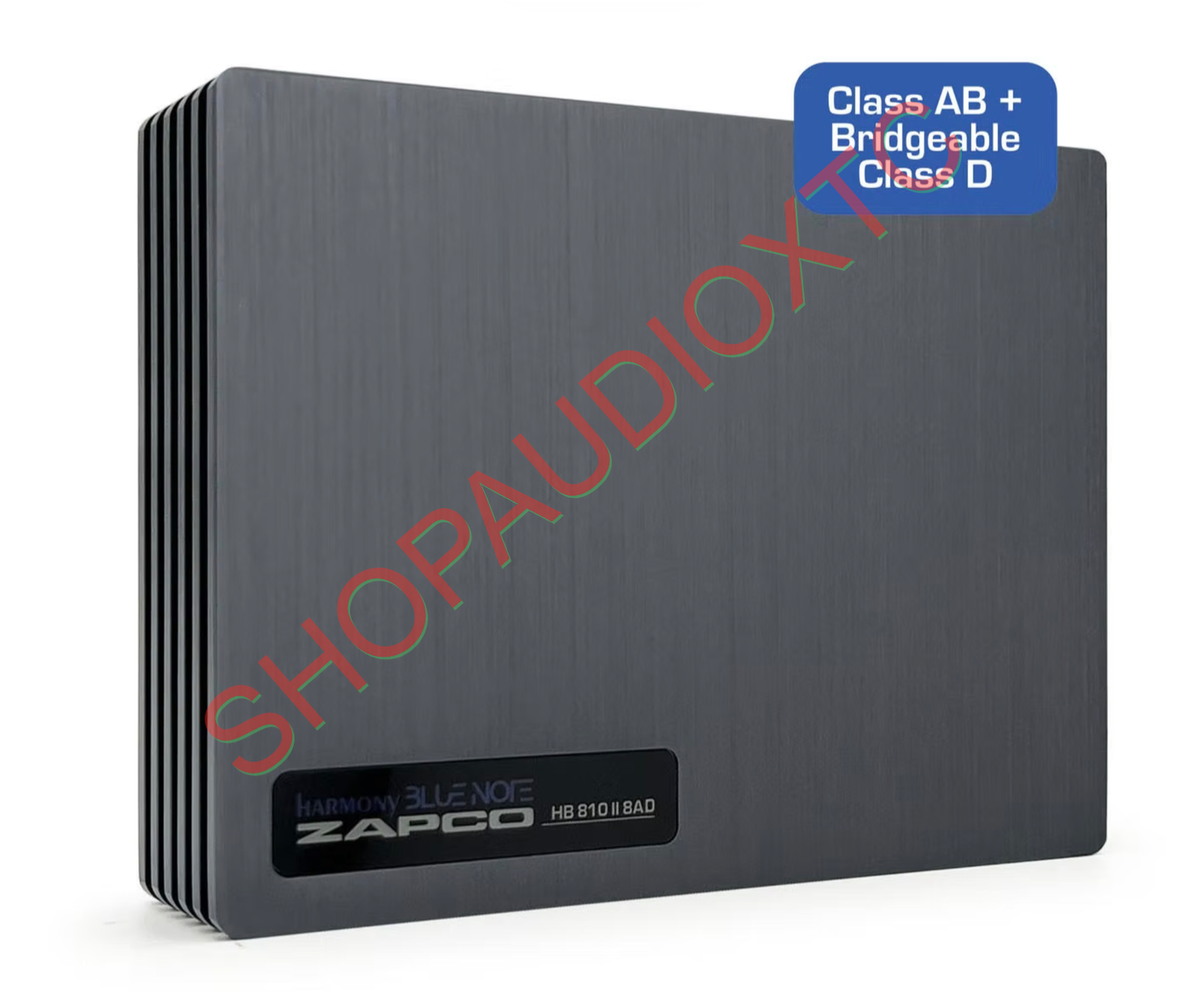 ZAPCO HB-810-II-8AD 10 CHANNEL DSP + 4 CH CLASS A/B + 4 CH D CAR