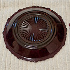 Vintage AVON Cape Code LOT Ruby Red pressed glass Desert Bowl and  Saucer — photo 6