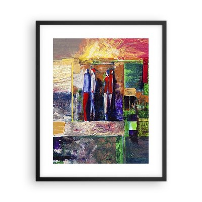 Wandbilder 40x50cm Poster Abstraktion modern Wandposter Bilder Wall Art Wanddeko