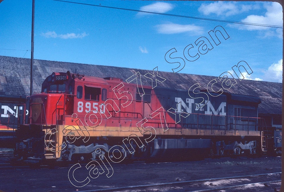 Original Slide- NdeM Mexico U36CG 8950 At San Luis Potosi, SLP 8/79 - Image 1 of 1